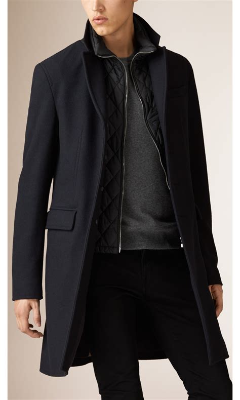 wool burberry jacket|burberry long wool jacket men.